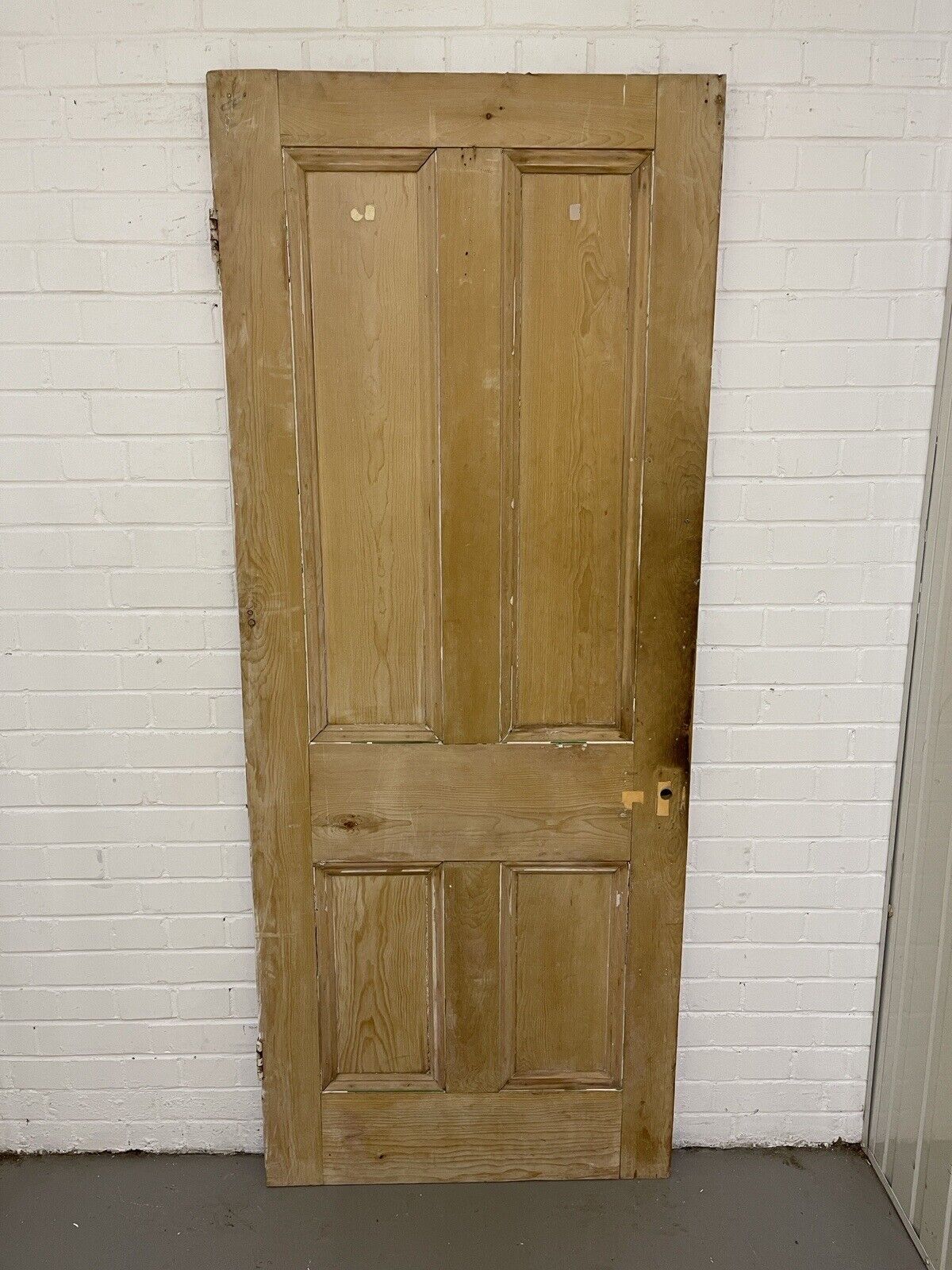 Vintage Reclaimed Victorian Pine Internal 4 panel Door 2005 2015 x 810 x 48mm