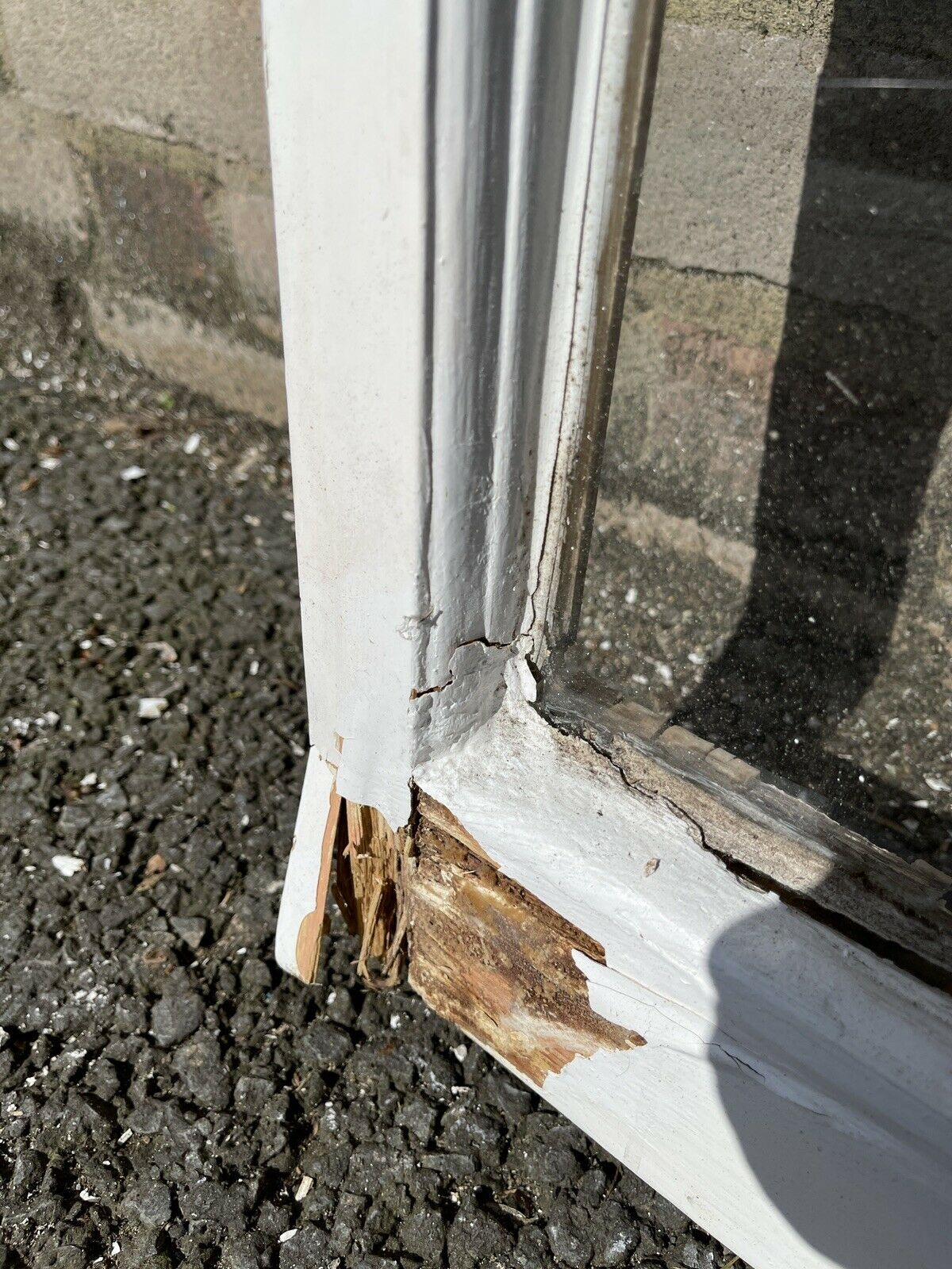 Reclaimed Old Georgian 6 Panel Wooden Window