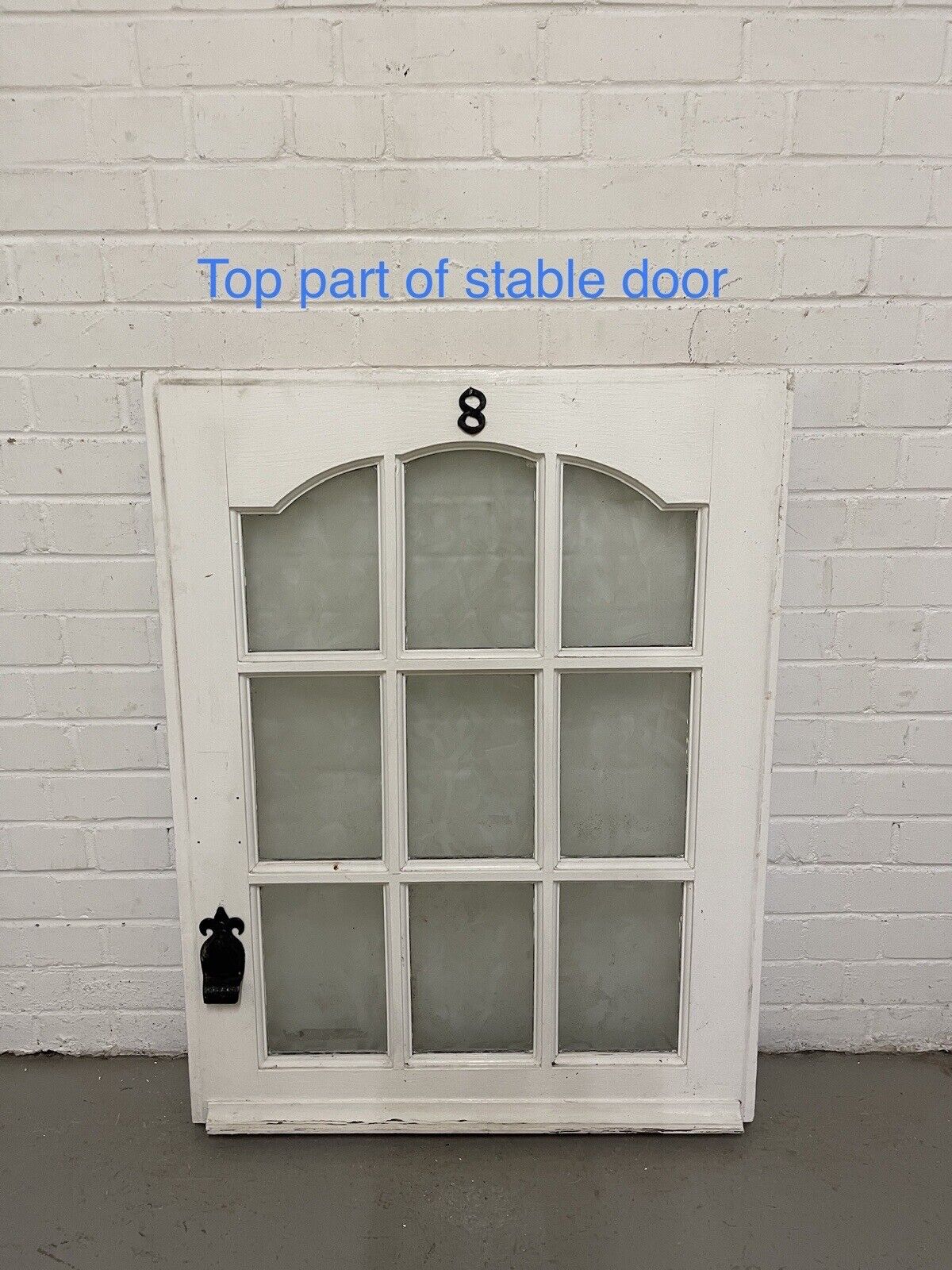 Solid Hardwood External Glass panel Stable Door 1980 X 770mm