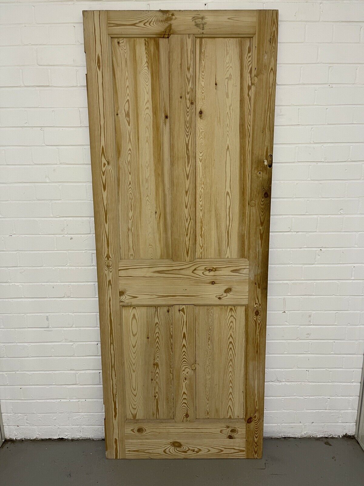 Original Vintage Reclaimed Victorian Pine Internal 4 panel Door 1960 x 755mm