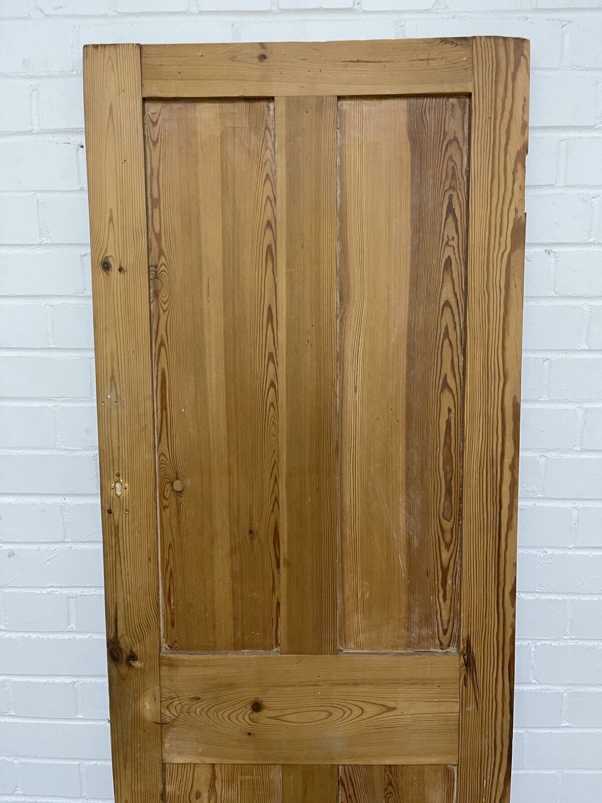 Original Vintage Reclaimed Victorian Pine Internal 4 panel Door 1903 x 706mm