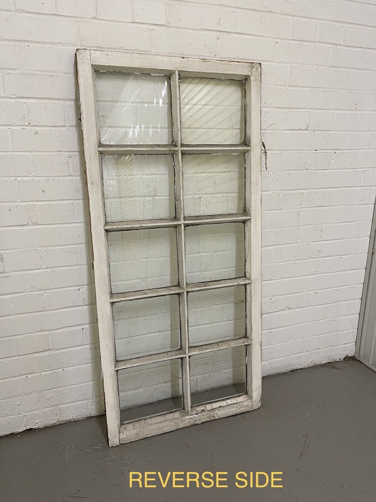 Modern Georgian 10 Panel Wooden Window 605 x 1295mm