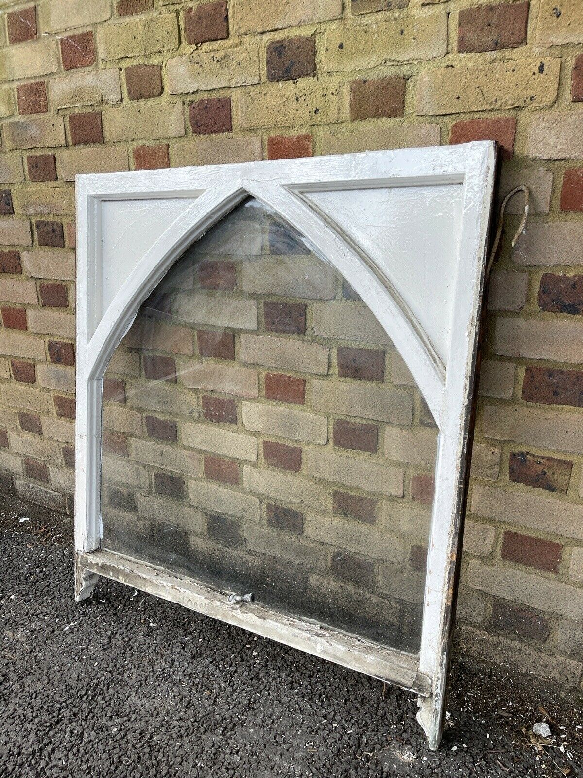 Reclaimed Old Edwardian Arch Wooden Sash Window 1015 x 915mm