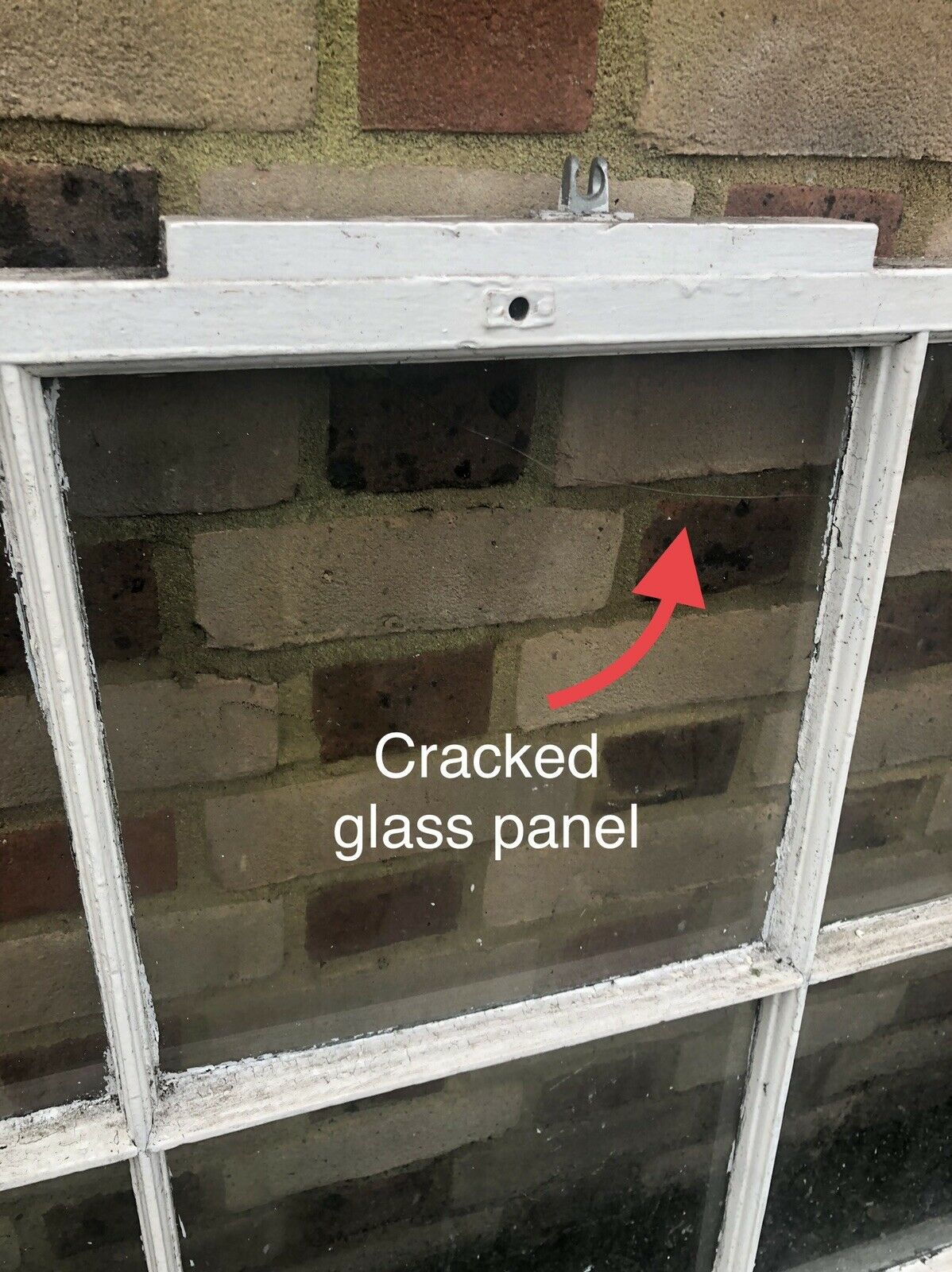 Large Reclaimed Old Georgian 6 Panel Wooden Sash Window