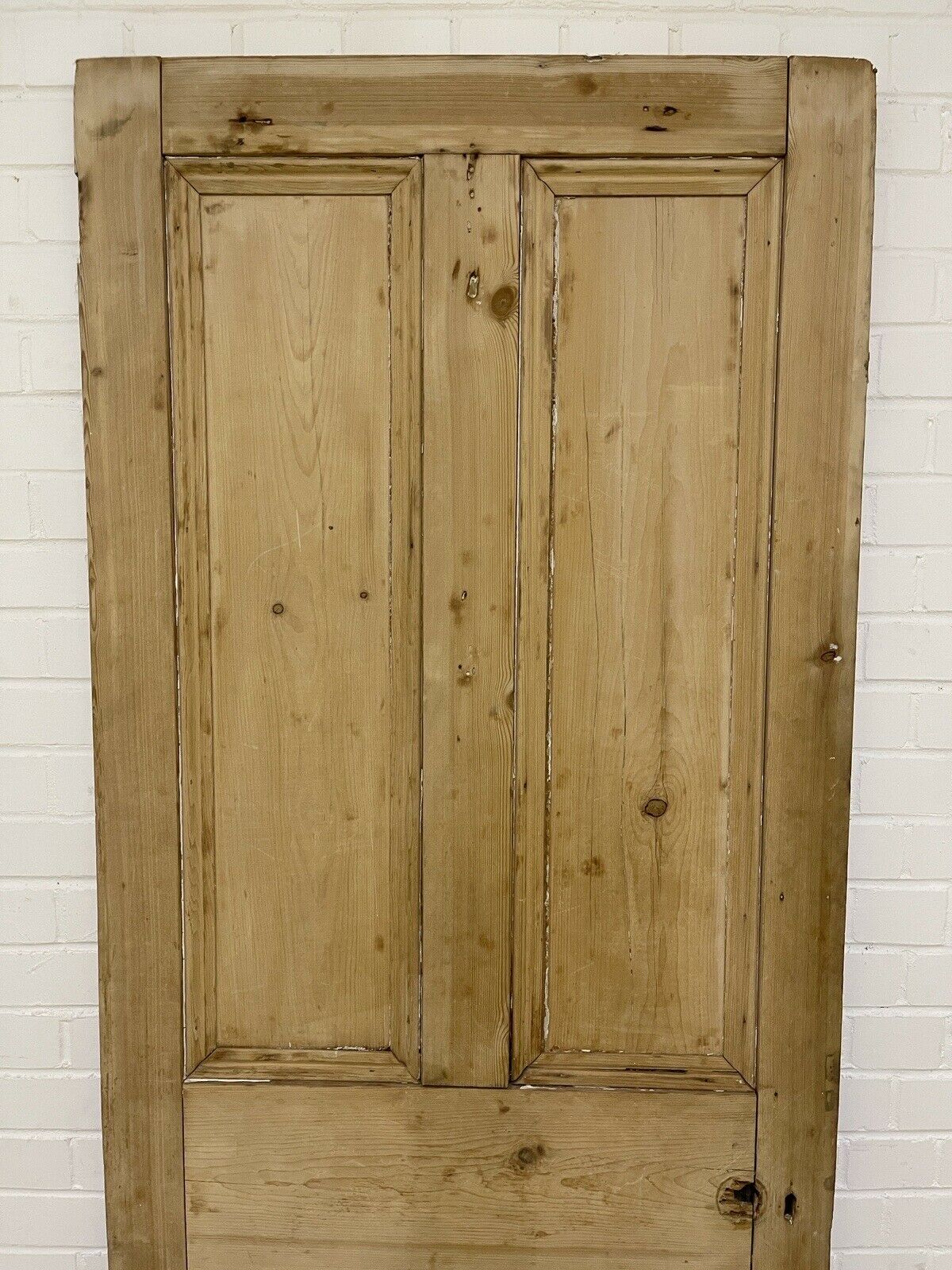Original Vintage Reclaimed Victorian Pine Internal 4 panel Door 2015 x 800mm