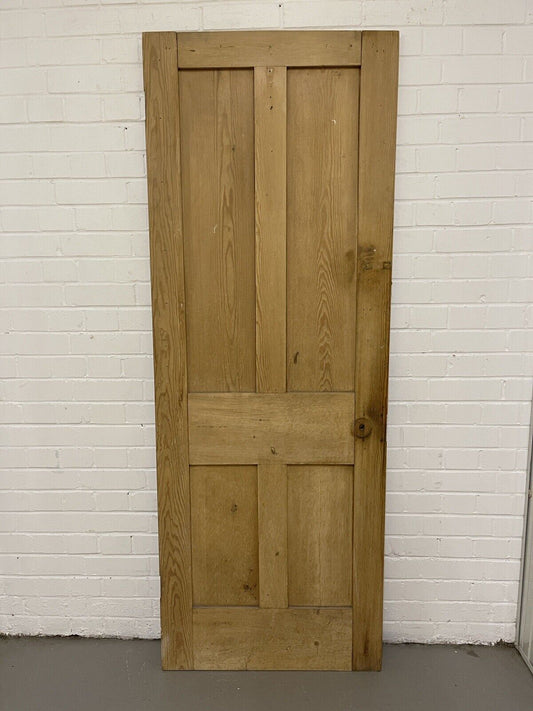 Original Vintage Reclaimed Victorian Pine Internal 4 panel Door 1905 x 710mm