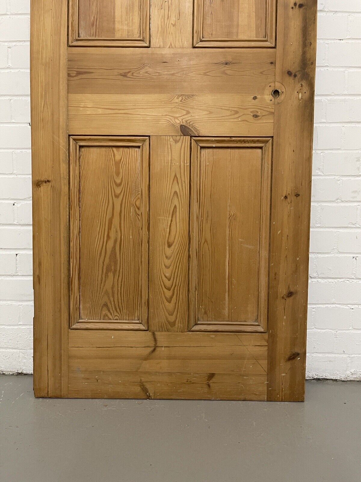 Original Vintage Reclaimed Victorian Pine Internal 4 panel Door 1950 x 760mm