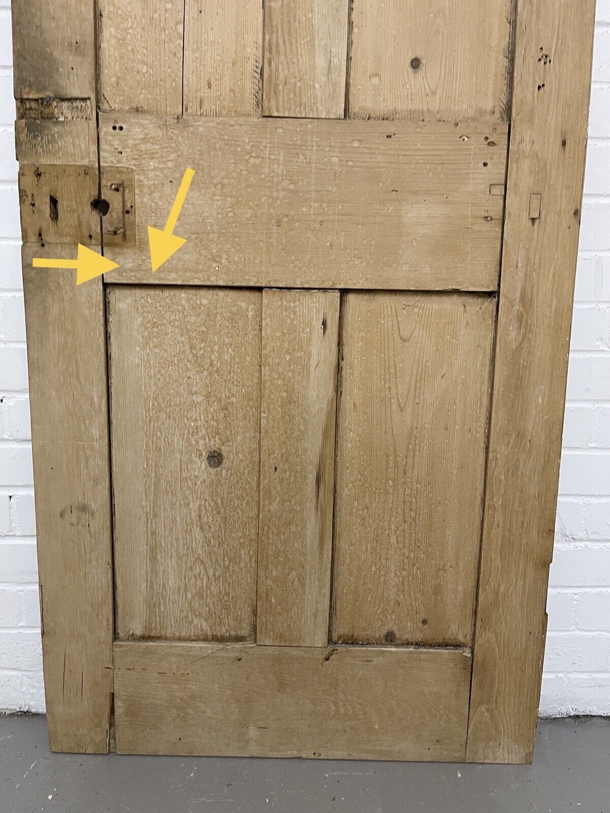 Original Vintage Reclaimed Victorian Pine Internal 4 panel Door 1945 x 750mm