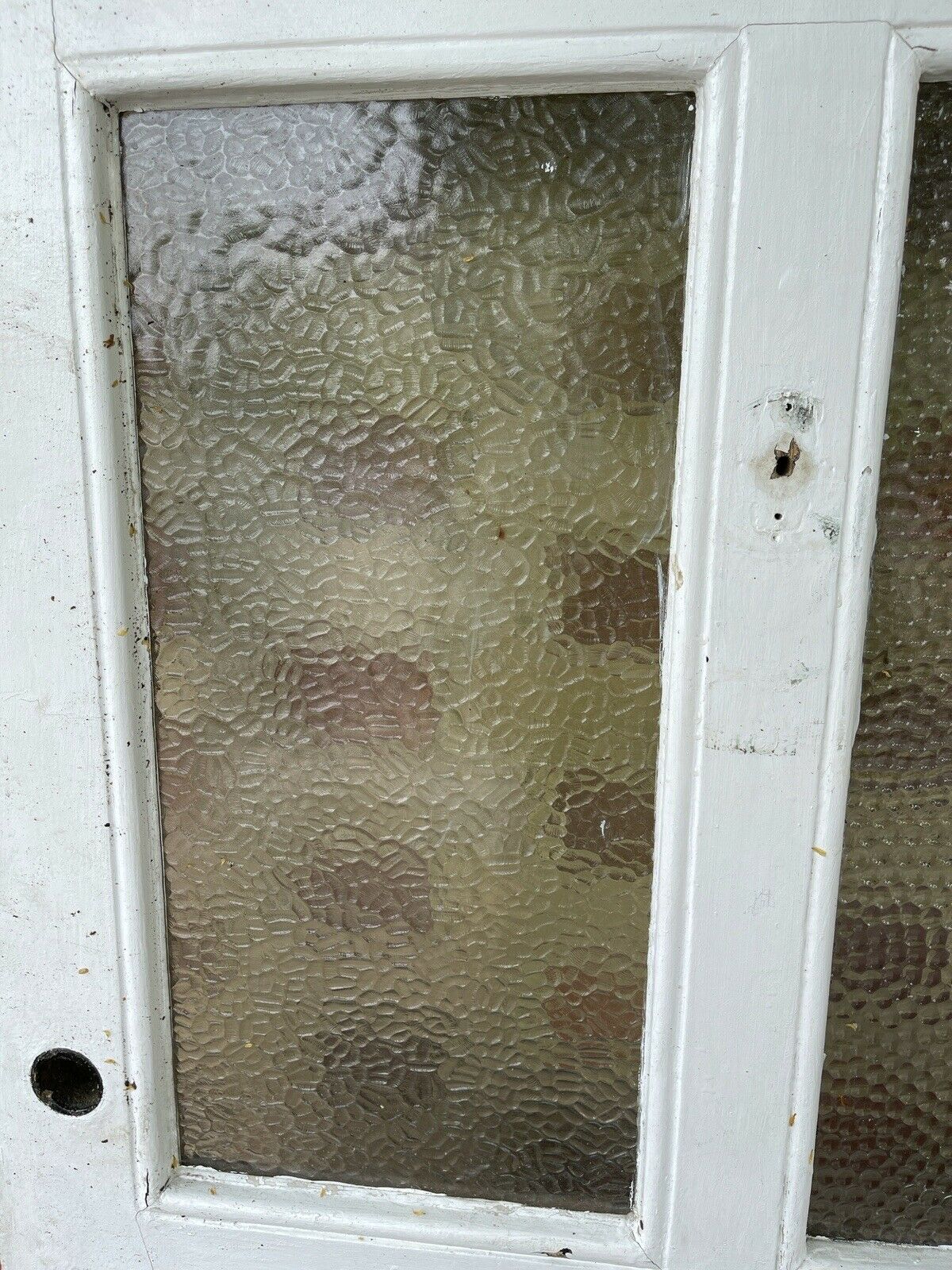 Reclaimed Victorian Edwardian Wooden Panel External Front Door 2075mm x 855mm