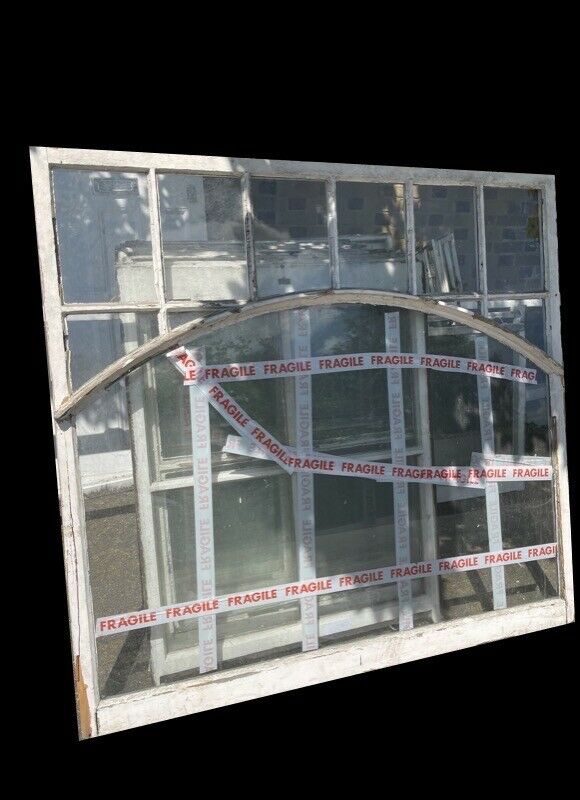 Large Reclaimed Old Georgian Panel Wooden Window Shop Front Window