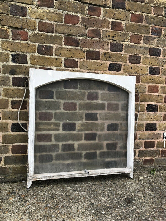 Reclaimed Old Victorian Edwardian Arch Panel Sash Window