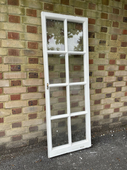 Reclaimed Old Georgian 8 Panel Wooden Window 1500 x 520mm