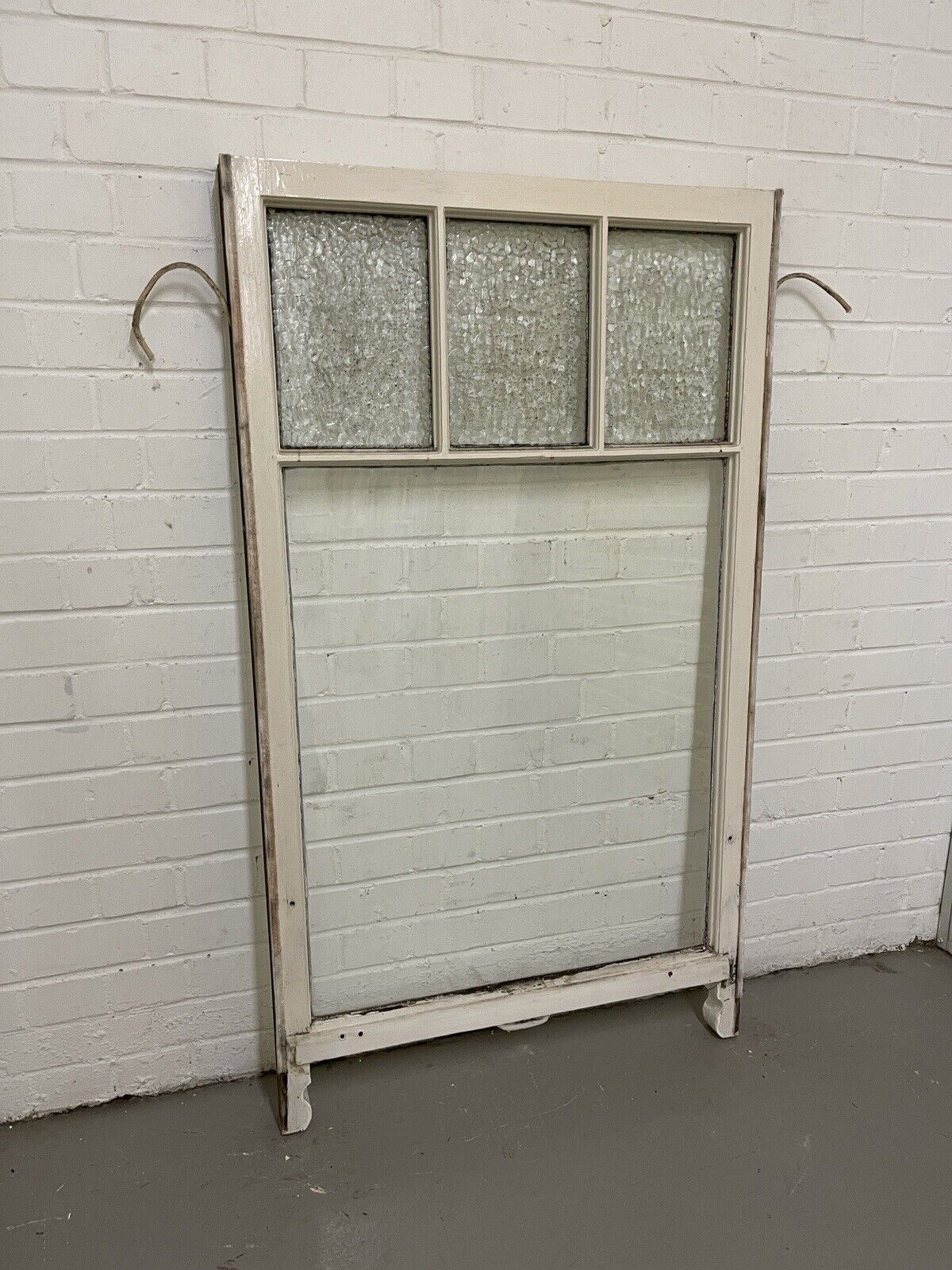 Reclaimed Old Georgian 4 Panel Wooden Window 760mm x 1320mm