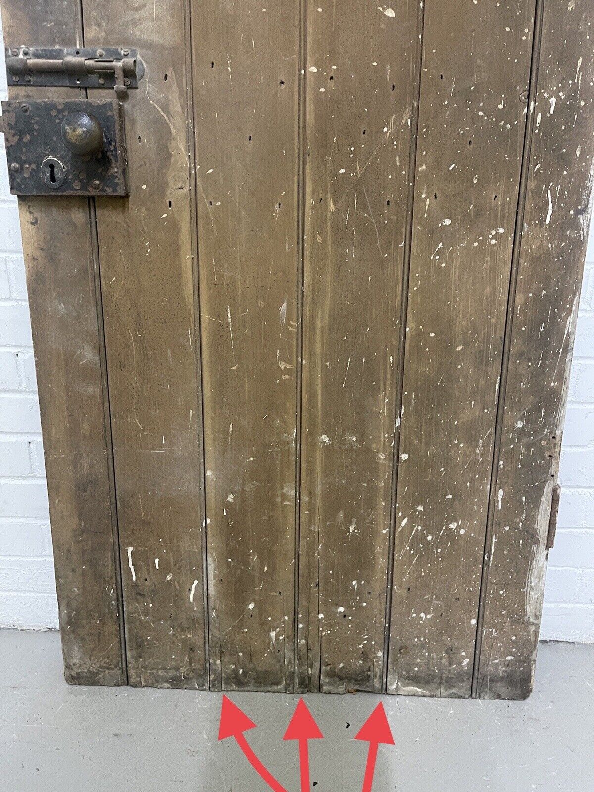 Reclaimed Victorian Edwardian Internal Door or Barn door 1910 x 780mm