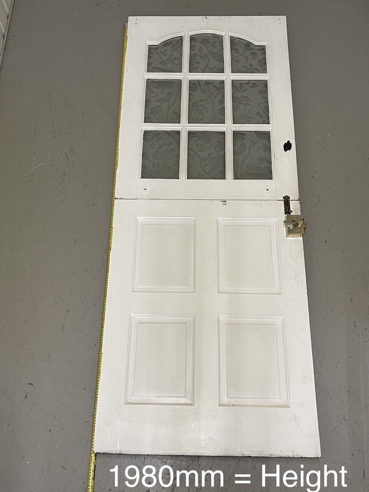 Solid Hardwood External Glass panel Stable Door 1980 X 770mm