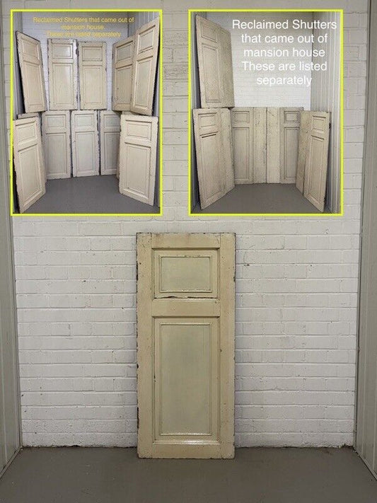 Reclaimed Antique Wooden Window Shutters 1170 x 496 or 480mm