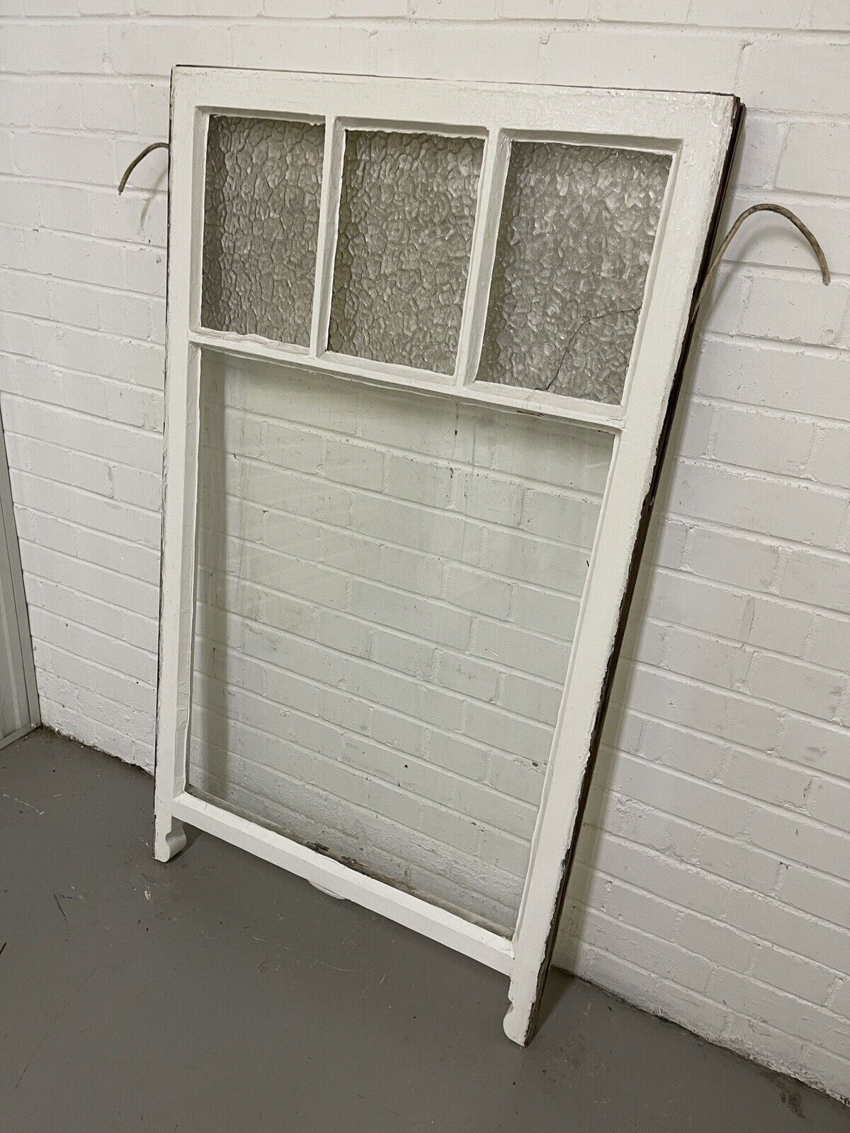 Reclaimed Old Georgian 4 Panel Wooden Window 760mm x 1320mm