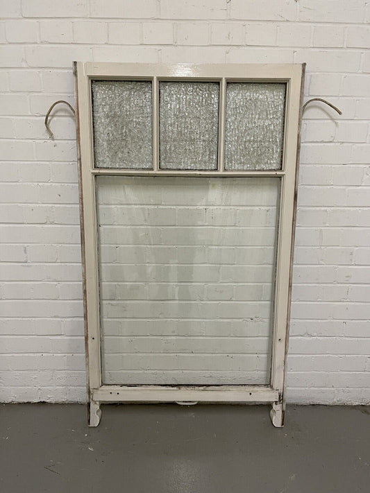 Reclaimed Old Georgian 4 Panel Wooden Window 760mm x 1320mm