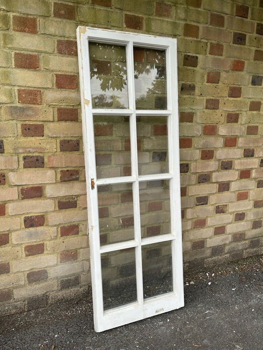 Reclaimed Old Georgian 8 Panel Wooden Window 1500 x 520mm