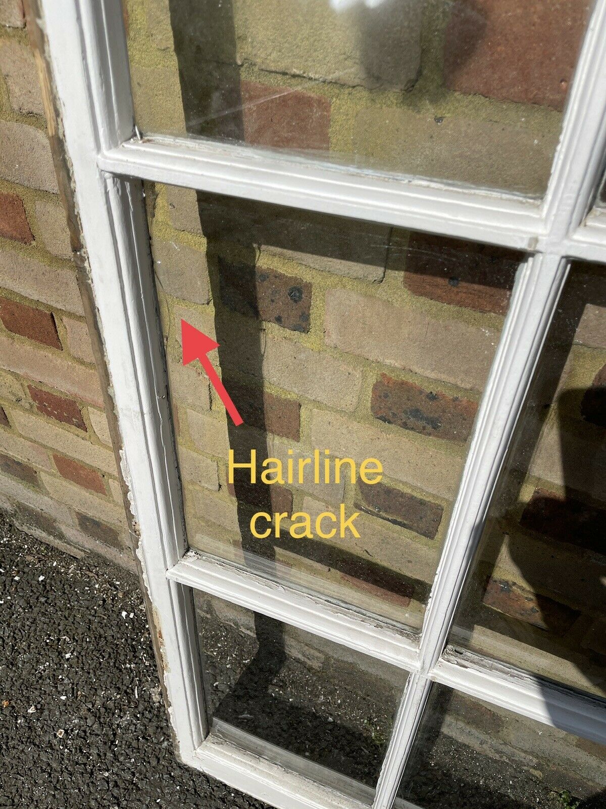 Reclaimed Old Georgian 6 Panel Wooden Window