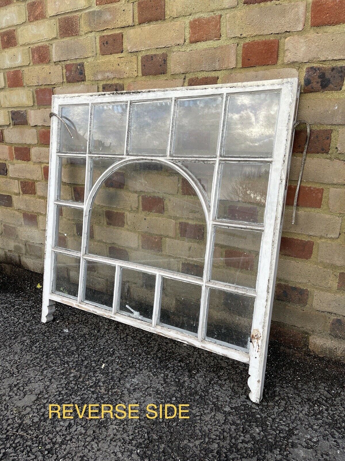 Reclaimed Old Edwardian Georgian Wooden Sash Window 900 x 910mm