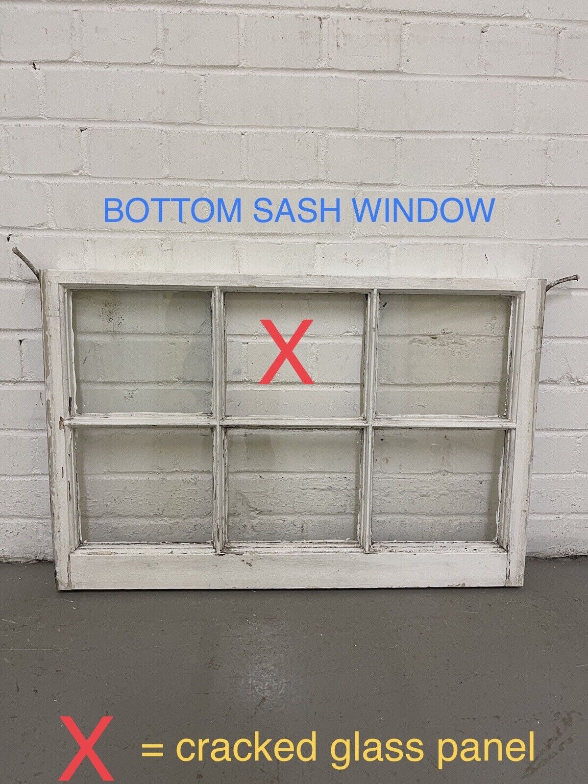 Pair Of Reclaimed Georgian 6 Panel Wooden Panel Sash Window 748x463 748x490