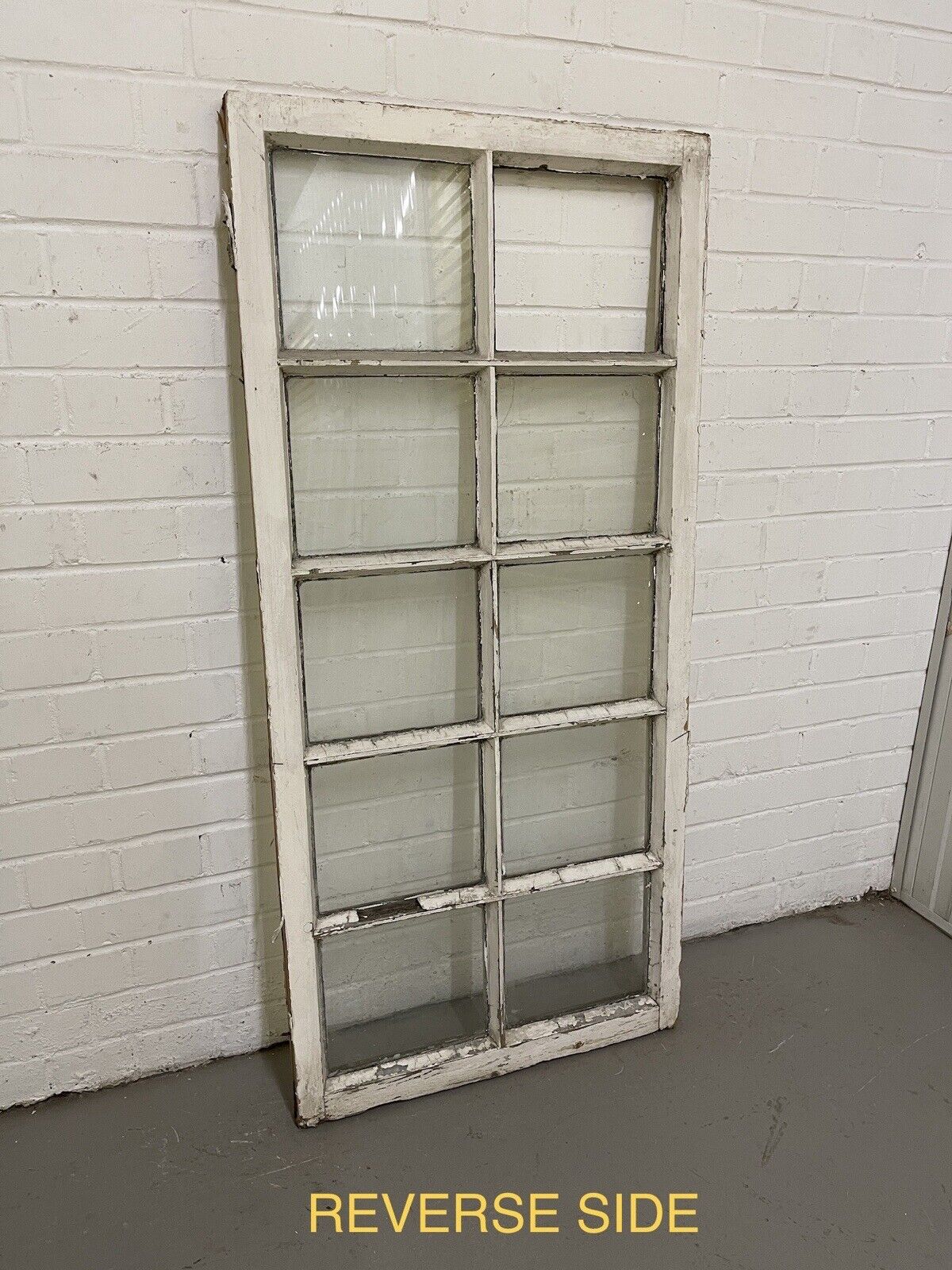 Modern Georgian 10 Panel Wooden Window 605 x 1290mm