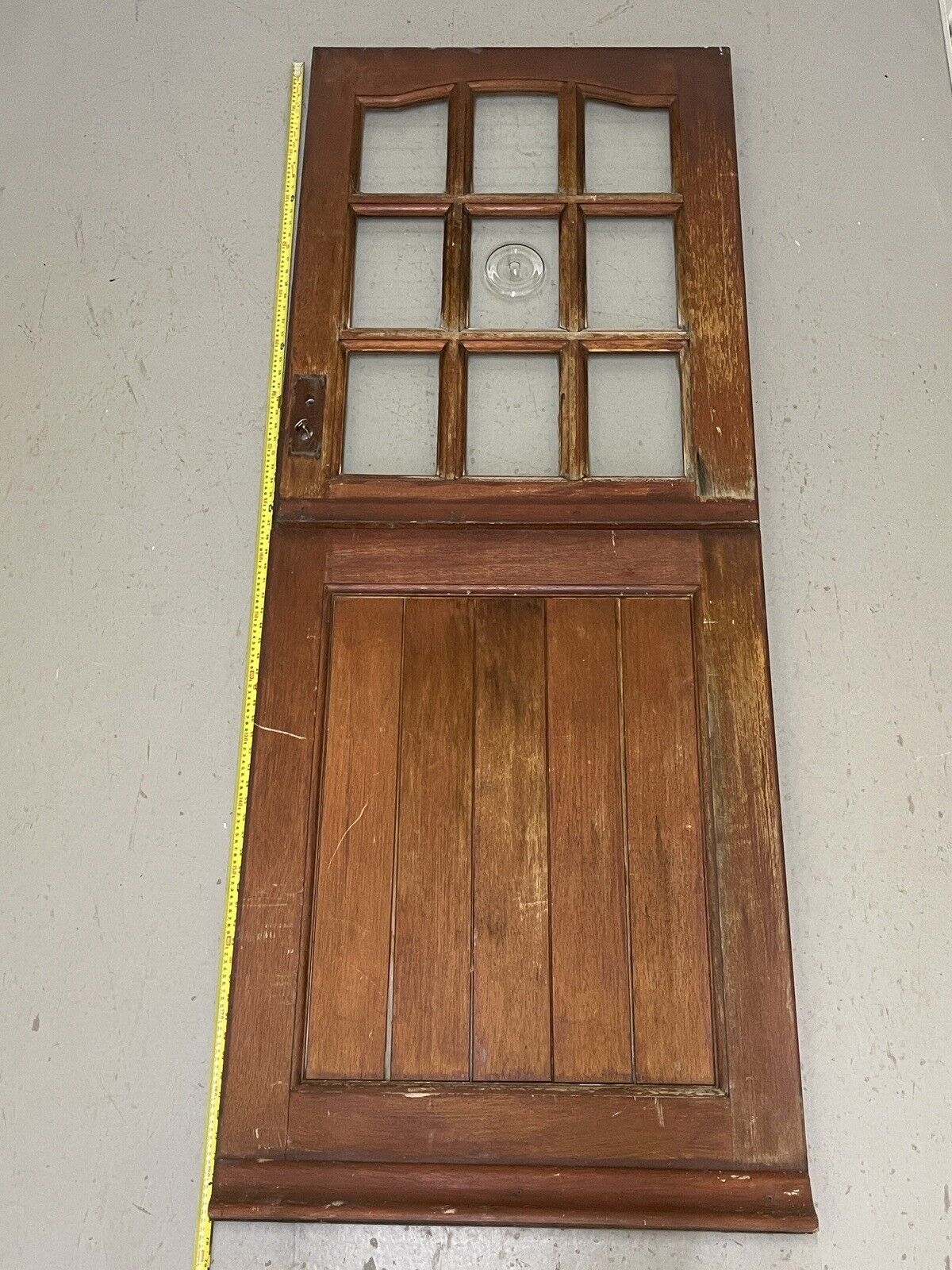 Solid Hardwood External Glass panel Stable Door 1960 X 765mm