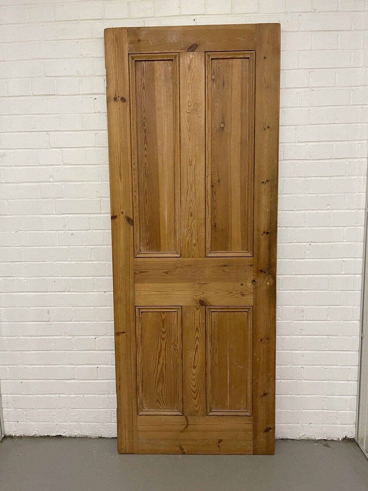Original Vintage Reclaimed Victorian Pine Internal 4 panel Door 1950 x 760mm