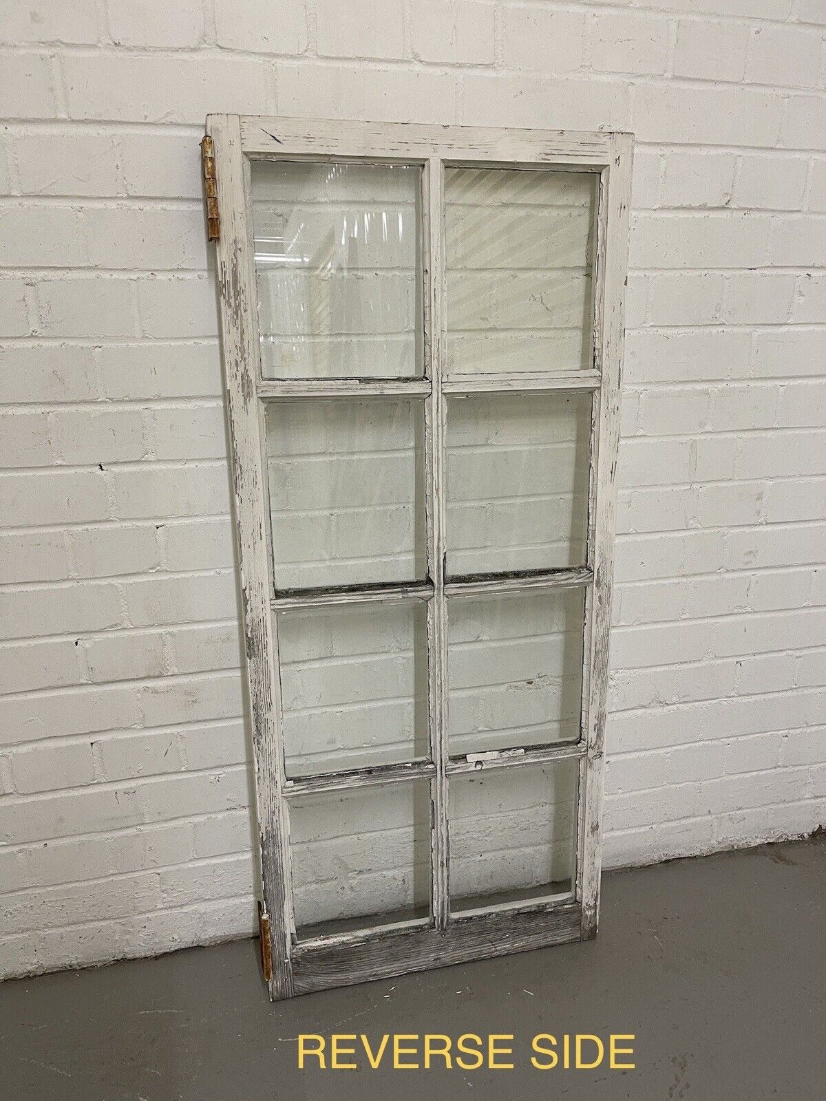 Reclaimed Old Georgian 8 Panel Wooden Window 1165 x 520mm