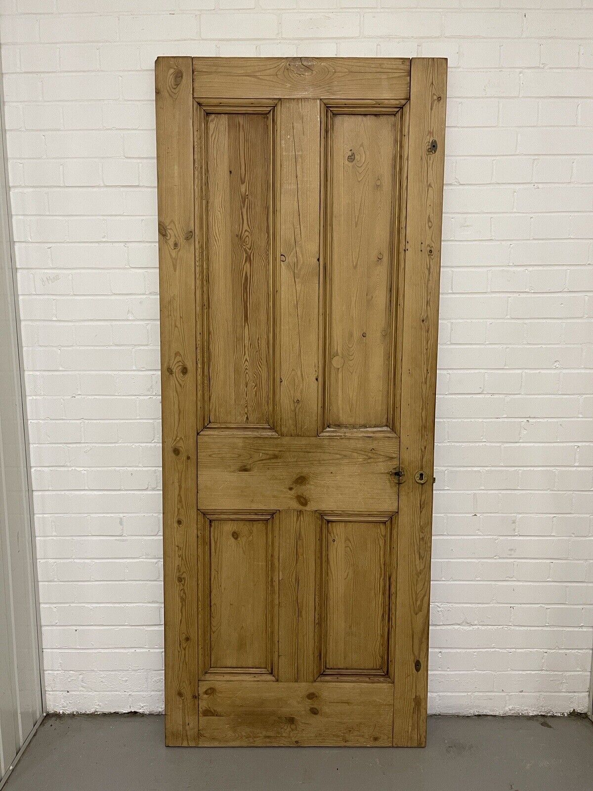 Original Vintage Reclaimed Victorian Pine Internal 4 panel Door 2020 x 807mm
