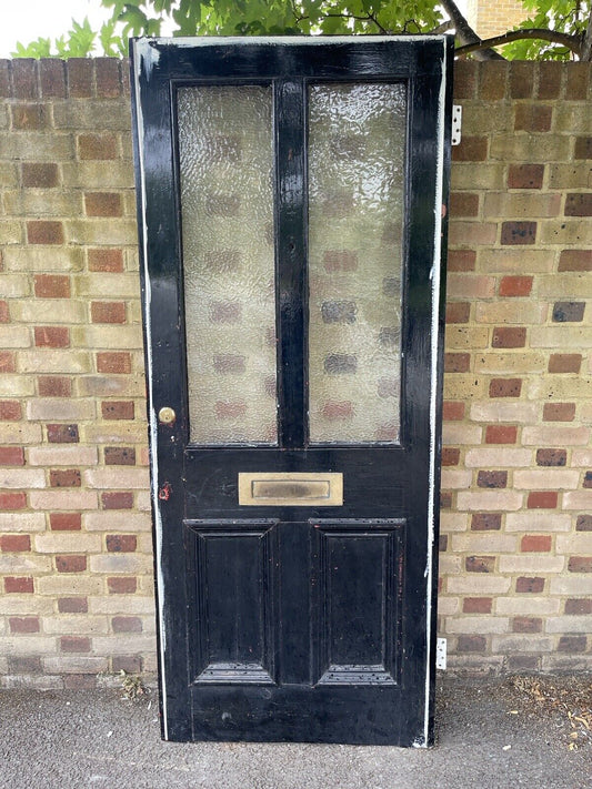 Reclaimed Victorian Wooden Panel External Front Door 2063 x 860mm