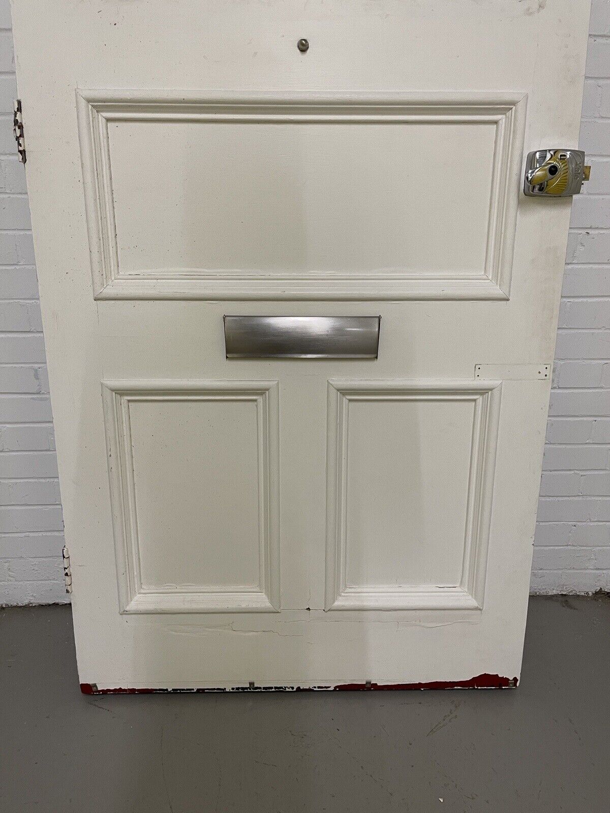 Reclaimed Victorian Edwardian Wooden Panel External Front Door 2050 x 1112mm