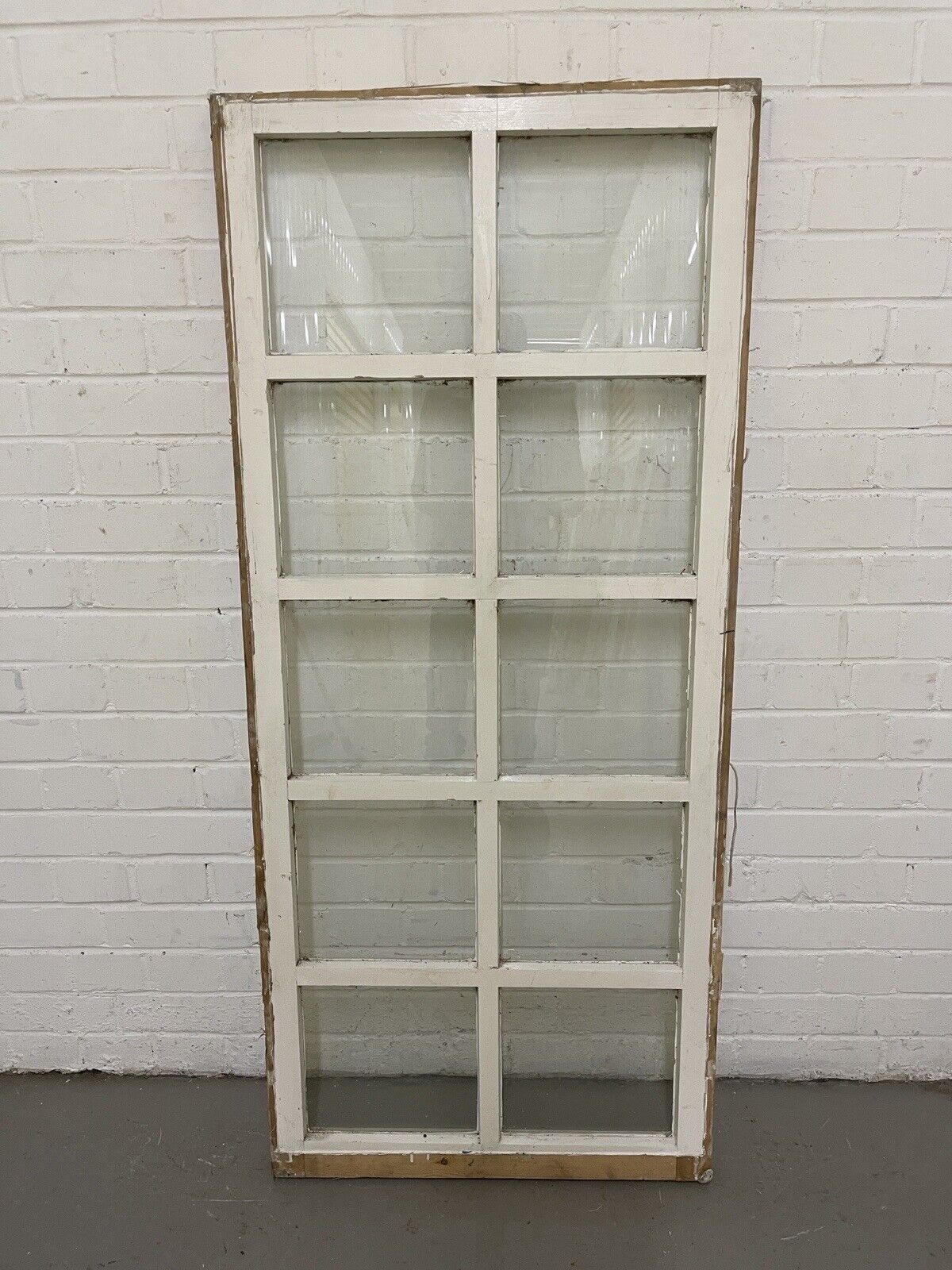 Modern Georgian 10 Panel Wooden Window 605 x 1380mm