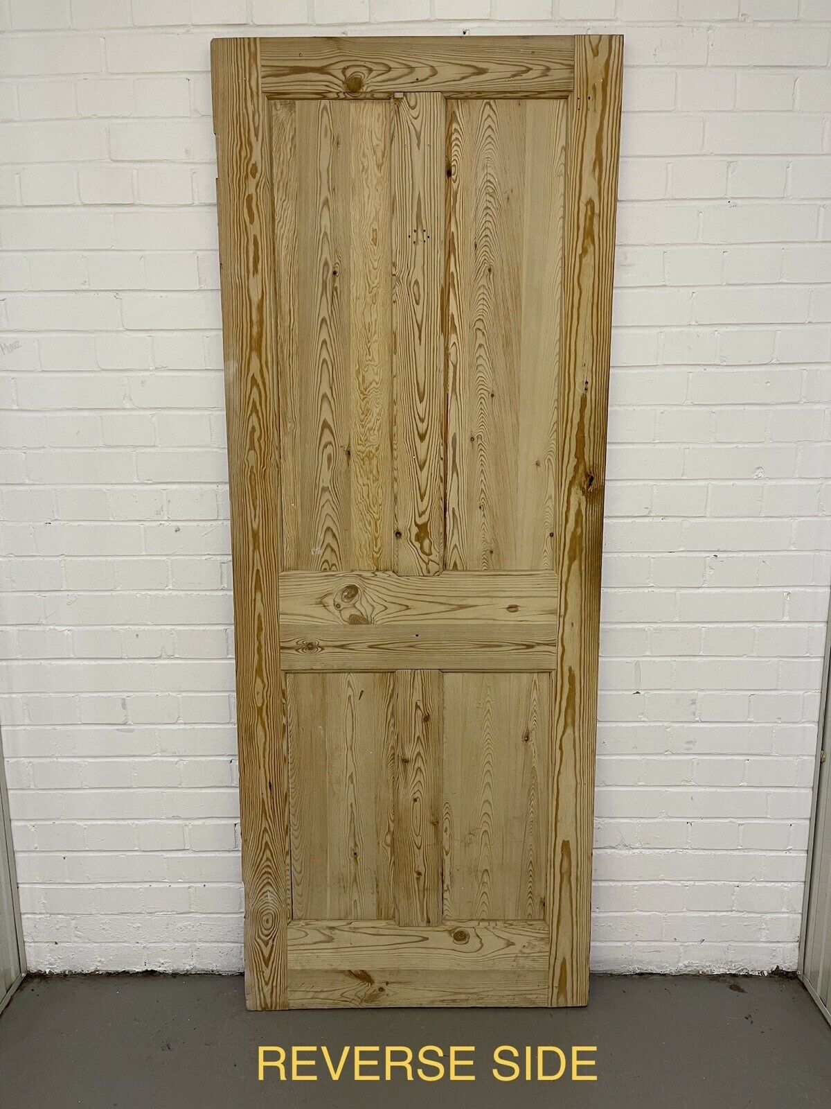 Original Vintage Reclaimed Victorian Pine Internal 4 panel Door 1970 x 755mm