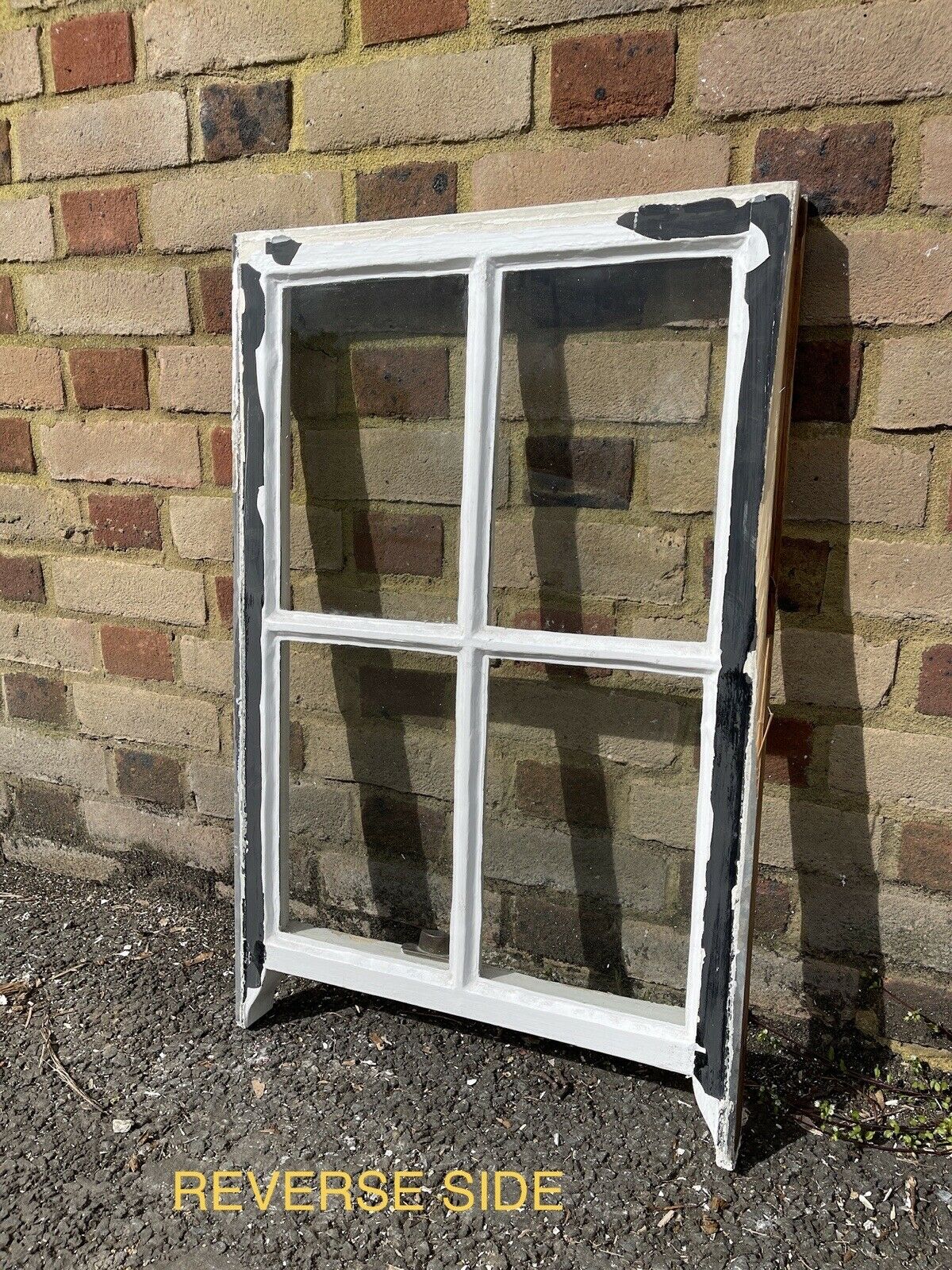 Reclaimed Old Georgian 4 Panel Wooden Window