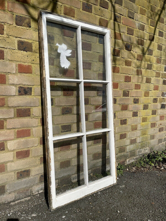 Reclaimed Old Georgian 6 Panel Wooden Window