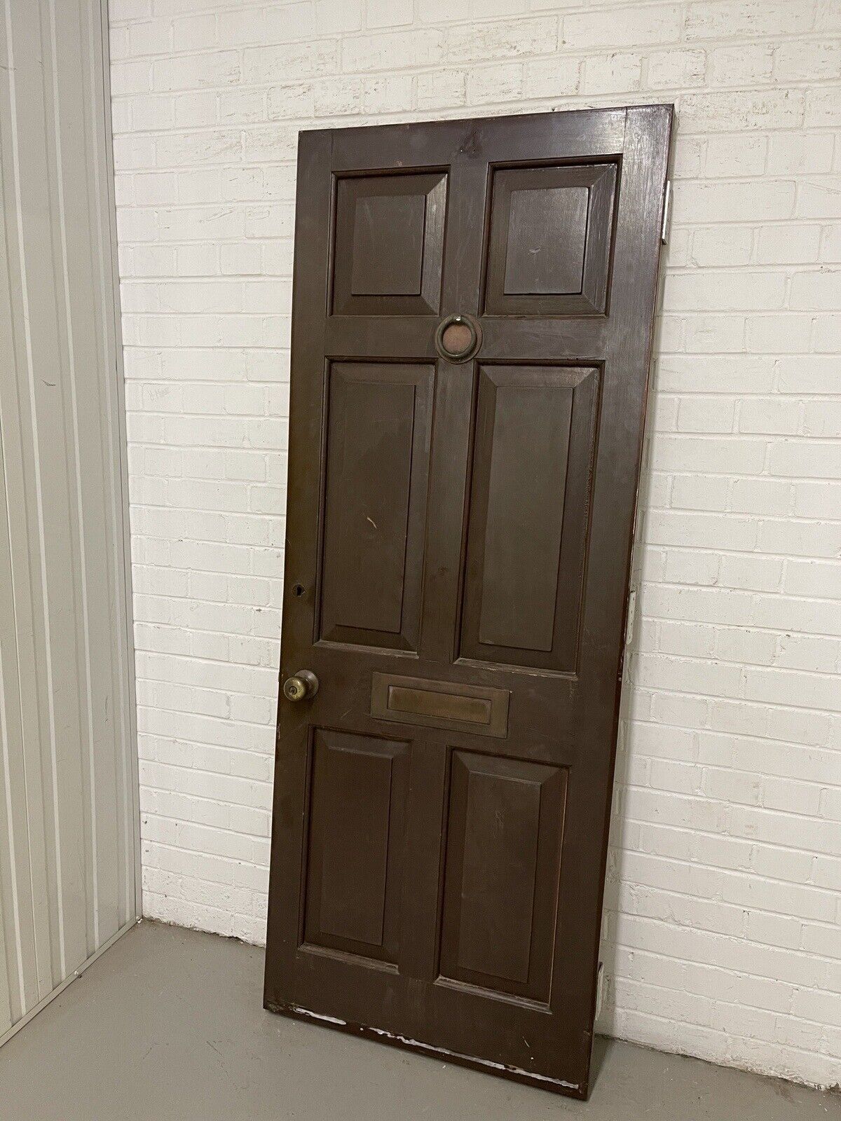 Reclaimed Old Wooden Bespoke Hardwood Front Door 1956 or 1960mm x 755mm