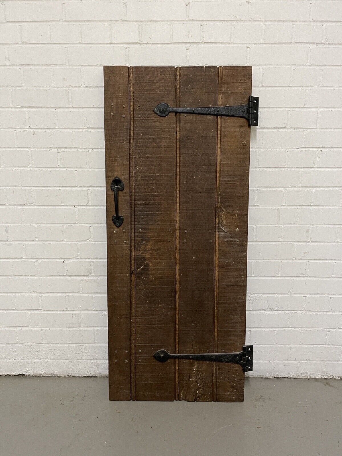 Reclaimed Oak Old Handmade Studded Ledge and Brace door 1300 x 550mm