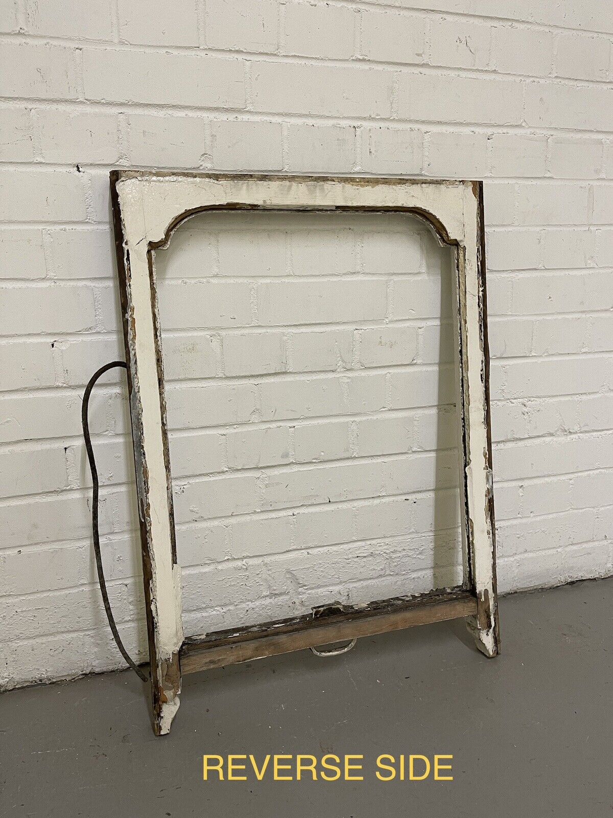 Reclaimed Old Edwardian Arch Sash Wooden Window 770 x 555mm