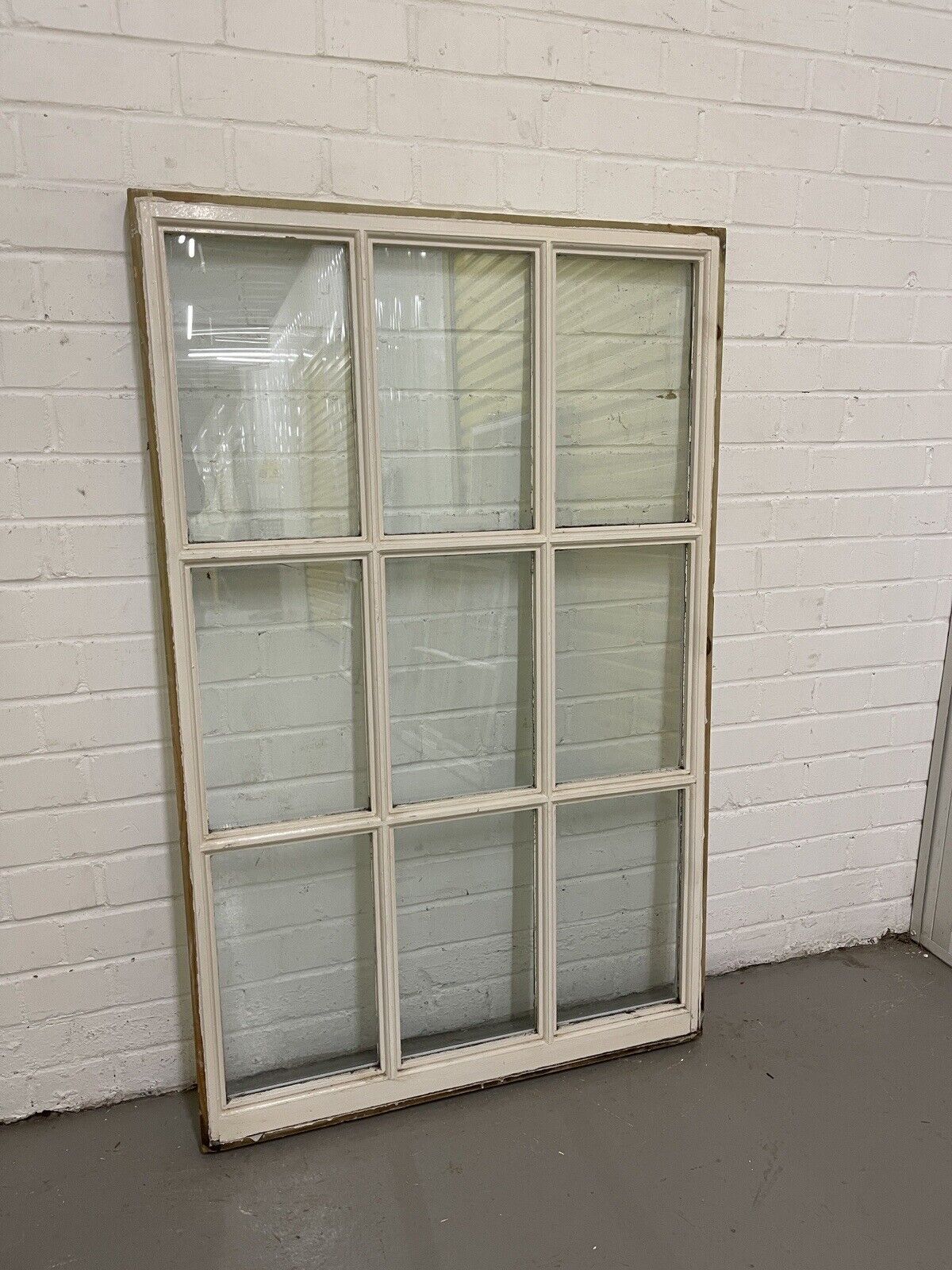 Modern Double Glazed Georgian 9 Panel Wooden Window 768 x 1217mm