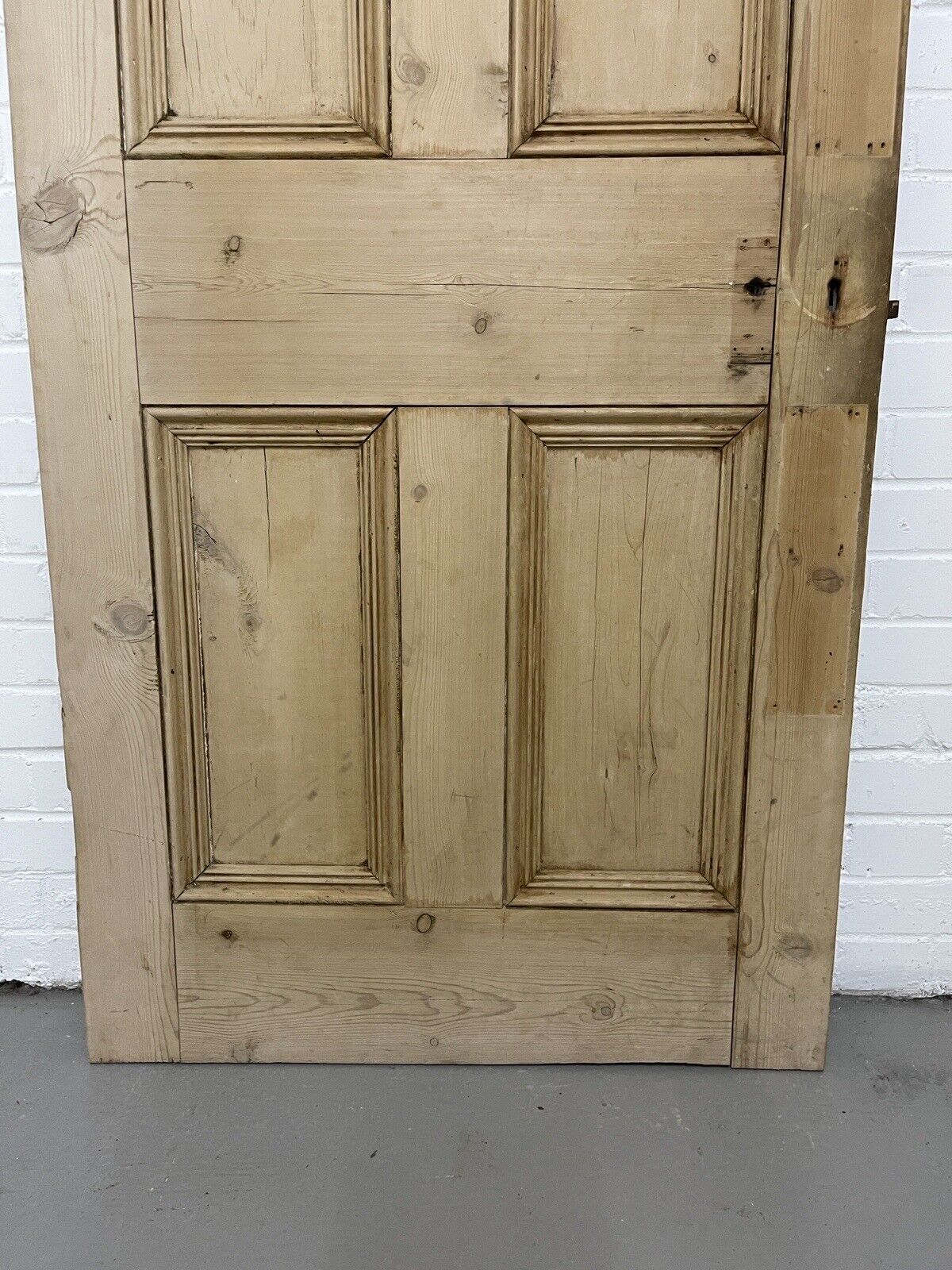 Original Vintage Reclaimed Victorian Pine Internal 4 panel Door 1995 x 815mm