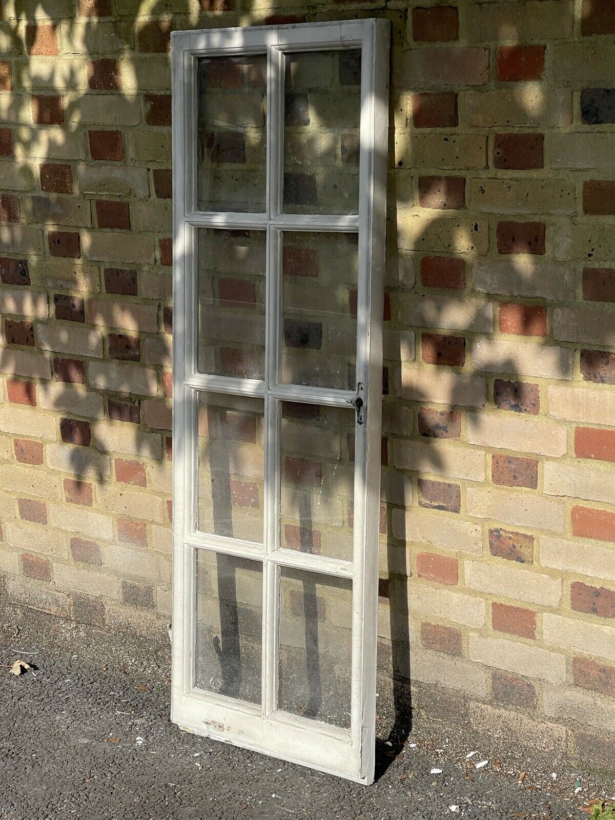 Reclaimed Old Georgian 8 Panel Wooden Window 1500 x 520mm