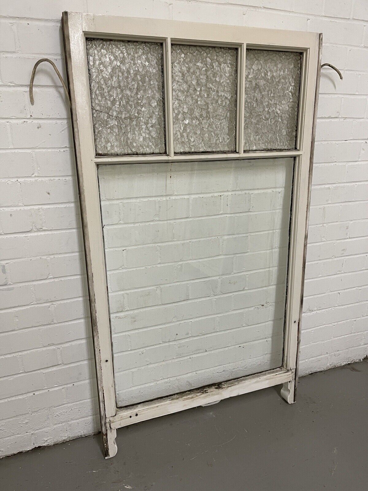 Reclaimed Old Georgian 4 Panel Wooden Window 760mm x 1320mm