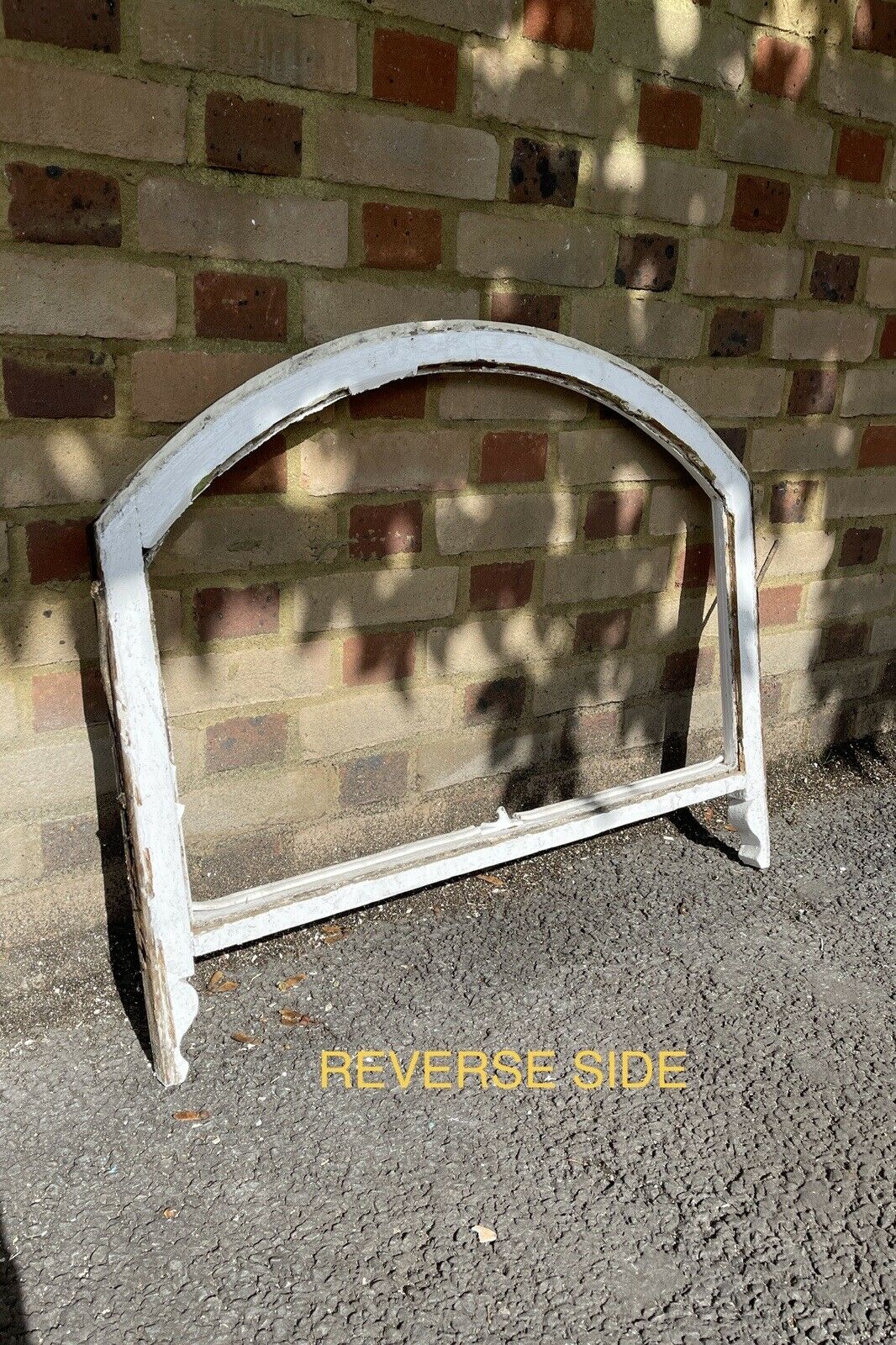 Reclaimed Old Edwardian Arch Wooden Sash Window 615 x 875mm