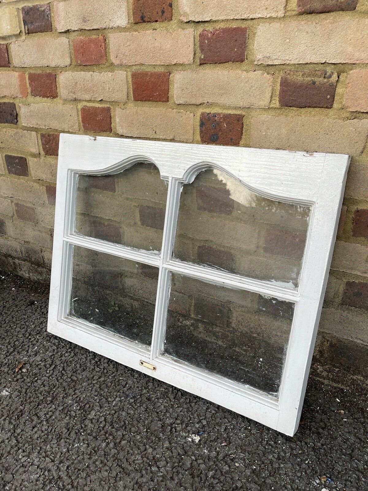 Reclaimed Old Edwardian Arch Sash Wooden Window 705 x 560mm