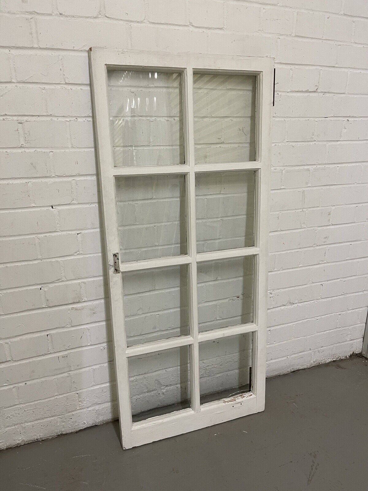 Reclaimed Old Georgian 8 Panel Wooden Window 1165 x 520mm