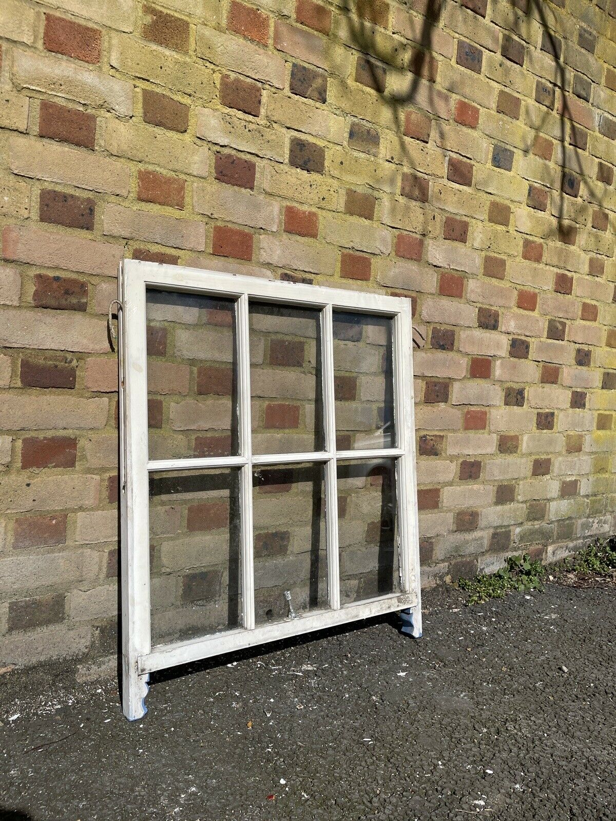 Reclaimed Old Georgian 6 Panel Wooden Window