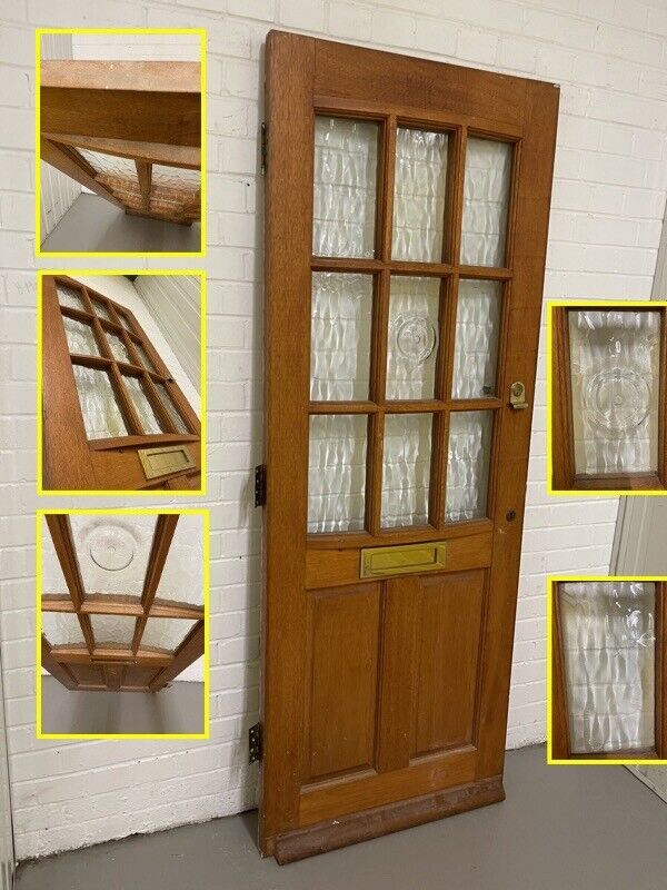 Reclaimed Bow Wooden Panel External Front Door 1975 x 755mm