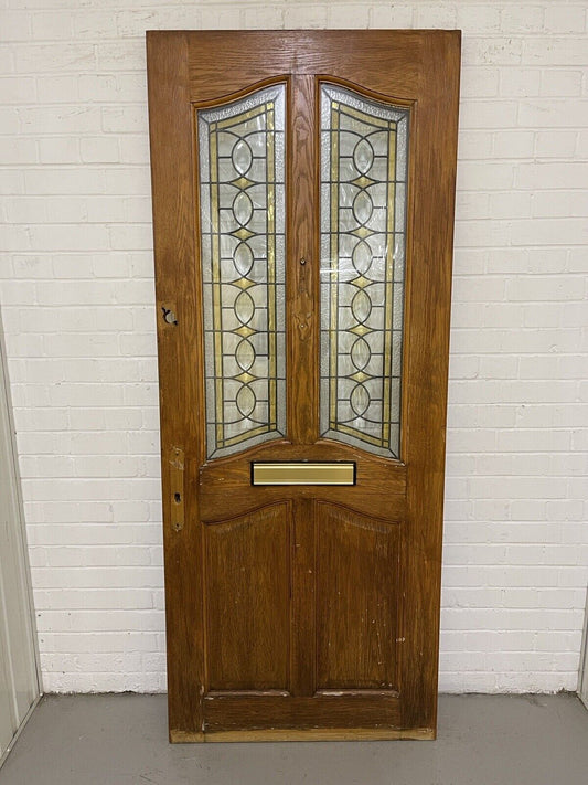 Reclaimed Style Edwardian Modern Stained Glass Front Door 2010 or 2005 x 814mm